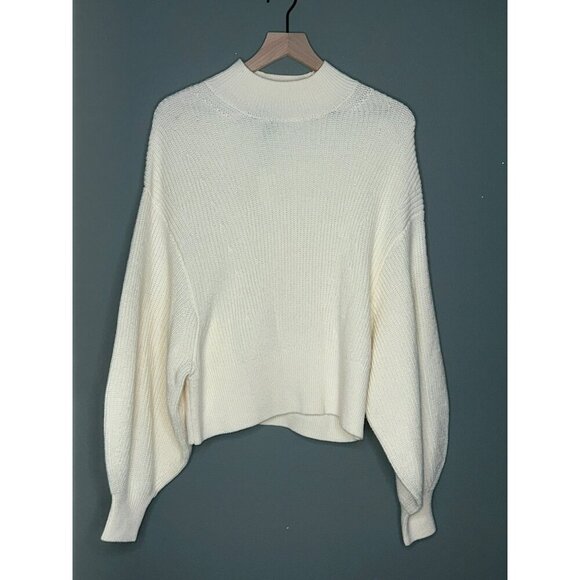 Banana Republic Women's XS Landa 100% Merino Wool Cropped Ribbed Sweater NWT - Picture 1 of 10